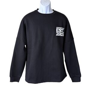 Jabbawockeez Sweatshirt Mens Large Black JBWKZ Crew Puff Print Graphic Pullover